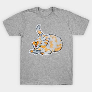 Tortoise cat watercolour T-Shirt